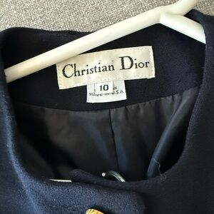Dior Navy Women's Jacket Skirt Suit